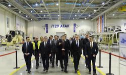 Azerbaycan Savunma Sanayi Bakanı Vügar Mustafayev TUSAŞ'ta